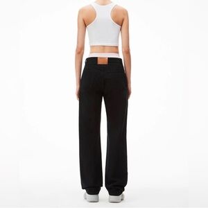 Alexander Wang Women's Black High Rise Jeans